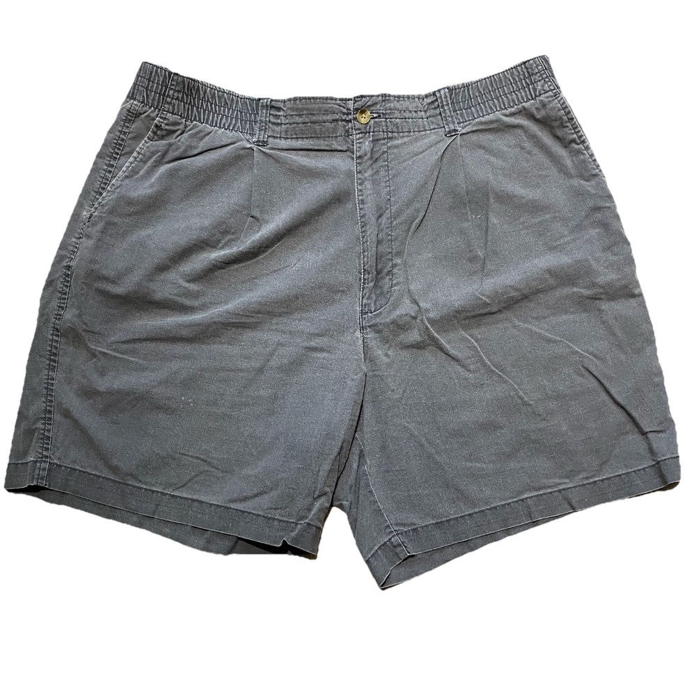 Vintage David Taylor Men’s Summer Gray Short Shorts Pleated Front Size 40’ Waist